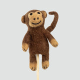 Felt Finger Puppet || Monkey
