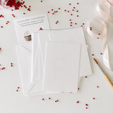 Paintable Notecards || Sweet Treats Valentines