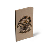 Kraft Layflat Notebook || Raycodesign Western Horse
