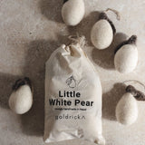 Little White Pear Set || Natural Wool