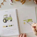 Watercolor Workbook || Farm