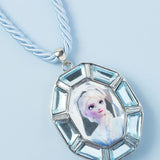 Super Locket Necklace || Light Blue