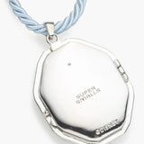 Super Locket Necklace || Light Blue
