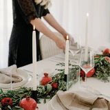 Beeswax Dipped Taper Candles || Clay