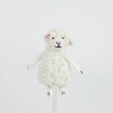 Felt Finger Puppet || Natural Sheep