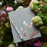 Rollerball Pen || Blooms in White