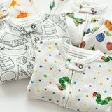 Organic 2-Way Zipper Footie || The Very Hungry Caterpillar