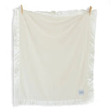 Luxury Receiving Blanket || Ivory