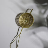 Hand-Woven Loose Leaf Tea Strainer || Brass