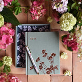 Rollerball Pen || Blooms in White