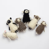 Felt Finger Puppet || Natural Sheep
