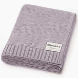 Organic Cotton Luxury Receiving Blanket || Lilac