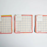 Handwoven Lunchbox Napkins || Days of the Week, English