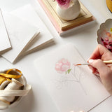 Paintable Notecards || Garden Flowers