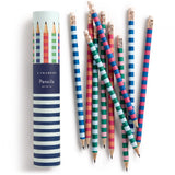 Varsity Stripes Pencils || Set of 10