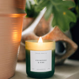 The Luxe Beeswax Essential Oil Natural Candle Collection: Vanilla Mint