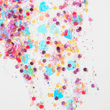 Biodegradable Glitter || Rainbow Hearts