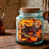 Authentic Jar Recycled Glass with Cork - 50 Oz