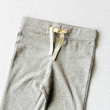 Organic Baby Drawstring Joggers || Heather Grey