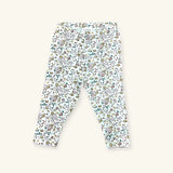 Organic Floral Jersey Stretch Baby Legging