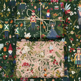 Double-Sided Gift Wrap || Nutcracker & Gnome