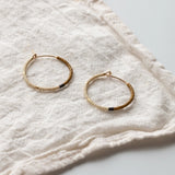 Small Mala Hoops || Rust