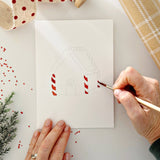 Paintable Notecards || Gingerbread