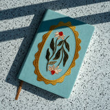 Hardbound Embroidered Journal || Daisy Frame