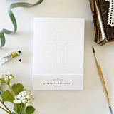 Paintable Notecards || He Is Risen
