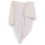 Luxury Duo Borderless Blanket || Pink & Ivory