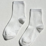 Her Socks || Classic White