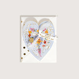 Mother's Day Greeting Card || Blue Heart Happy