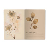 Notebook || Blush & Golden Flowers 