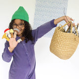 Finger Puppet Set || Mushrooms