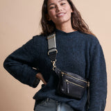 Beck's Bum Bag || Black Stromboli Leather