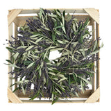 French Lavender & Olive Branch Wreath