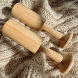 Standing Wooden Maraca Pair