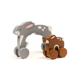 Push Toy || Big & Little Bunny