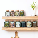 Authentic Jar Recycled Glass with Cork - 8.5 Oz
