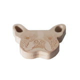 Wooden Teether || French Bulldog