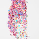 Biodegradable Glitter || Rainbow Hearts