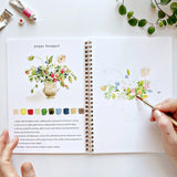 Watercolor Workbook || Bouquets