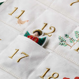 Embroidered Hanging Advent Calendar || Nativity