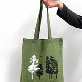 Tote Bag || Green Hemlock Tree