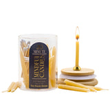 Beeswax Candle Set || in Glass Jar