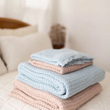 Cozy Waffle Blanket || Twin