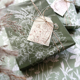 Tissue Paper || King Protea In Olive