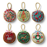 Embroidered Ornament Boxed Set || Christmastide