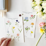 Sticker Sheets || Garden Flowers