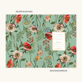 2024 Petite Linen Bound Planner || Wildflower